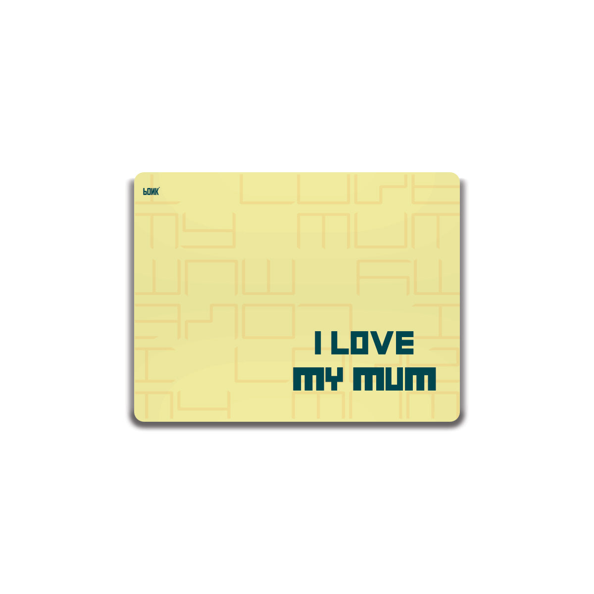 I Love My Mum - Rectangle Fridge Magnet