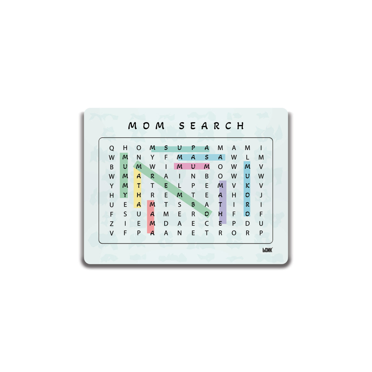 Mom Search - Rectangle Fridge Magnet