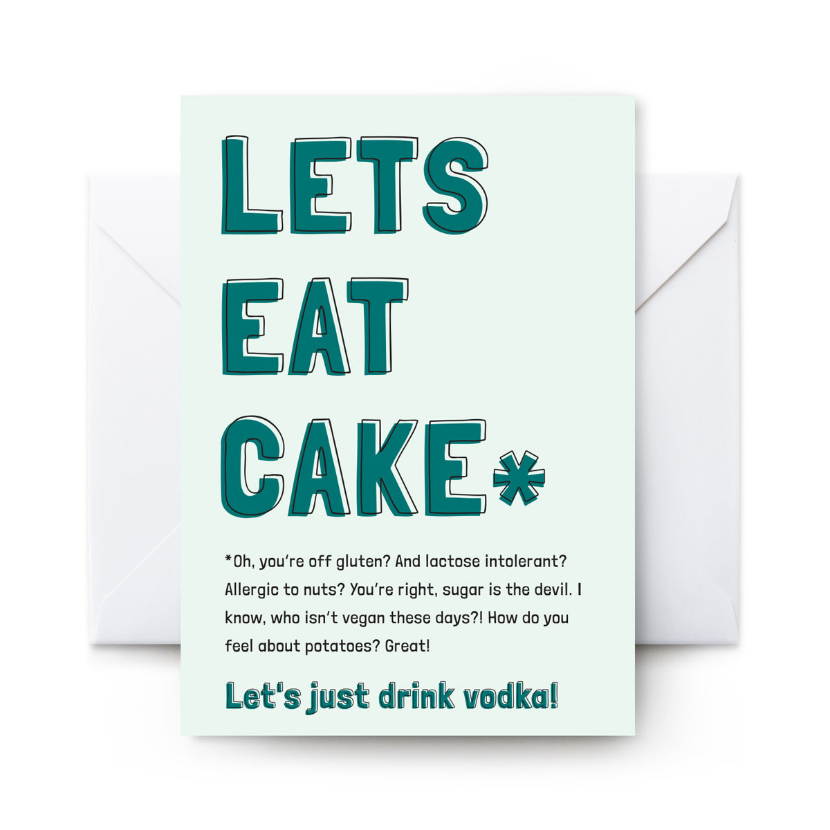 Let's Eat Cake - Card