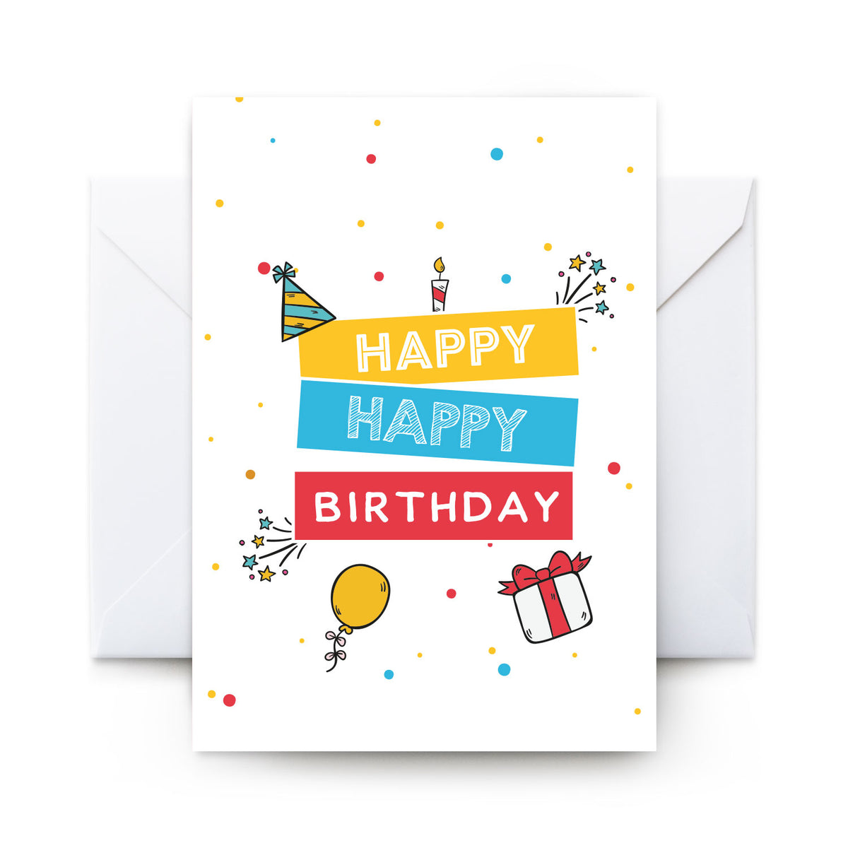 Happy Happy Birthday - Card