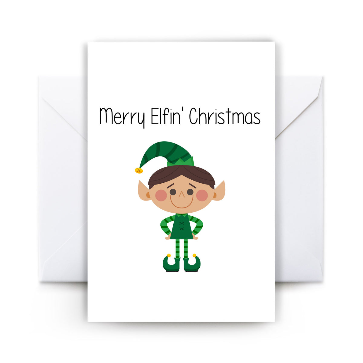 Merry Elfin Xmas - Card