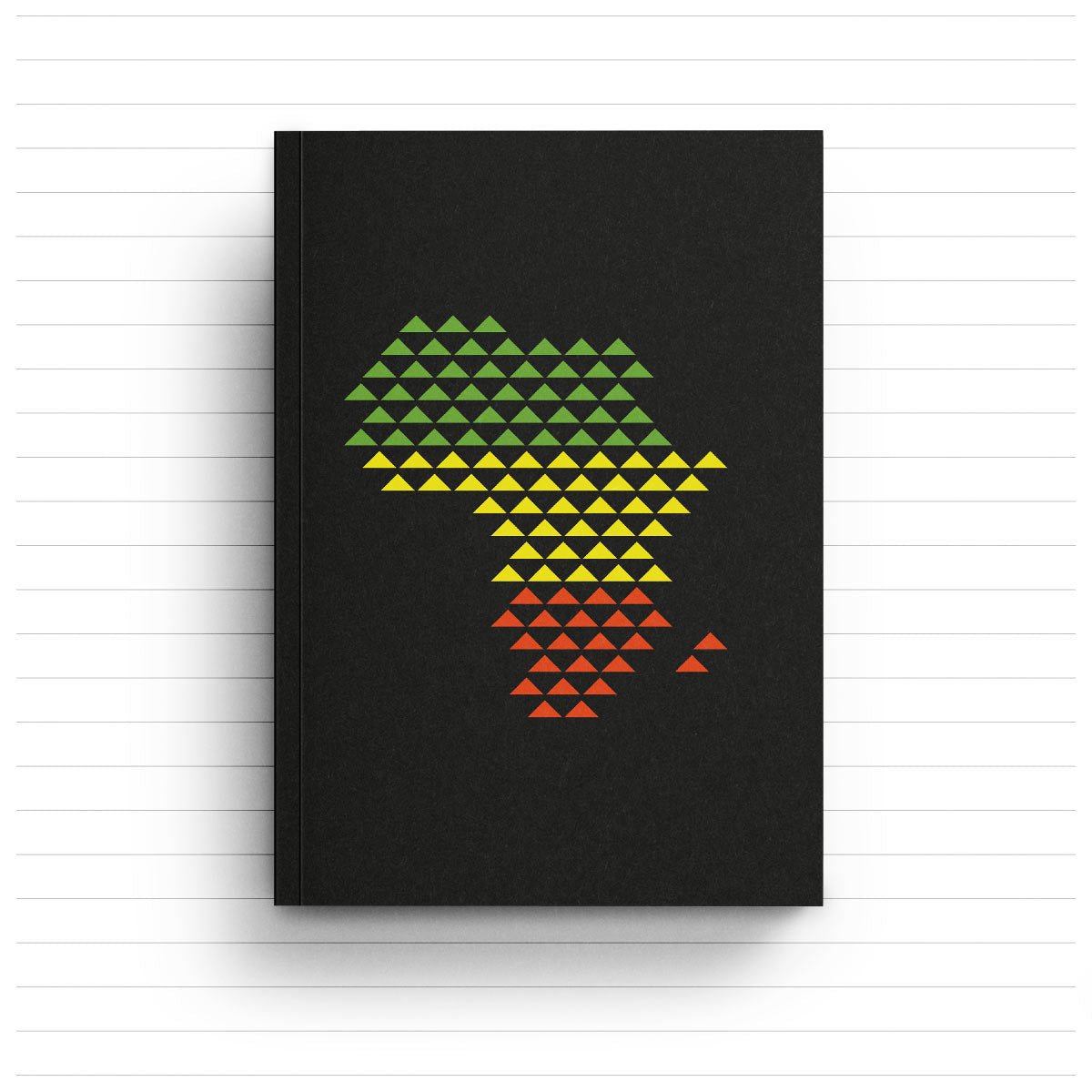 Africa Triangles - A6 Notebook