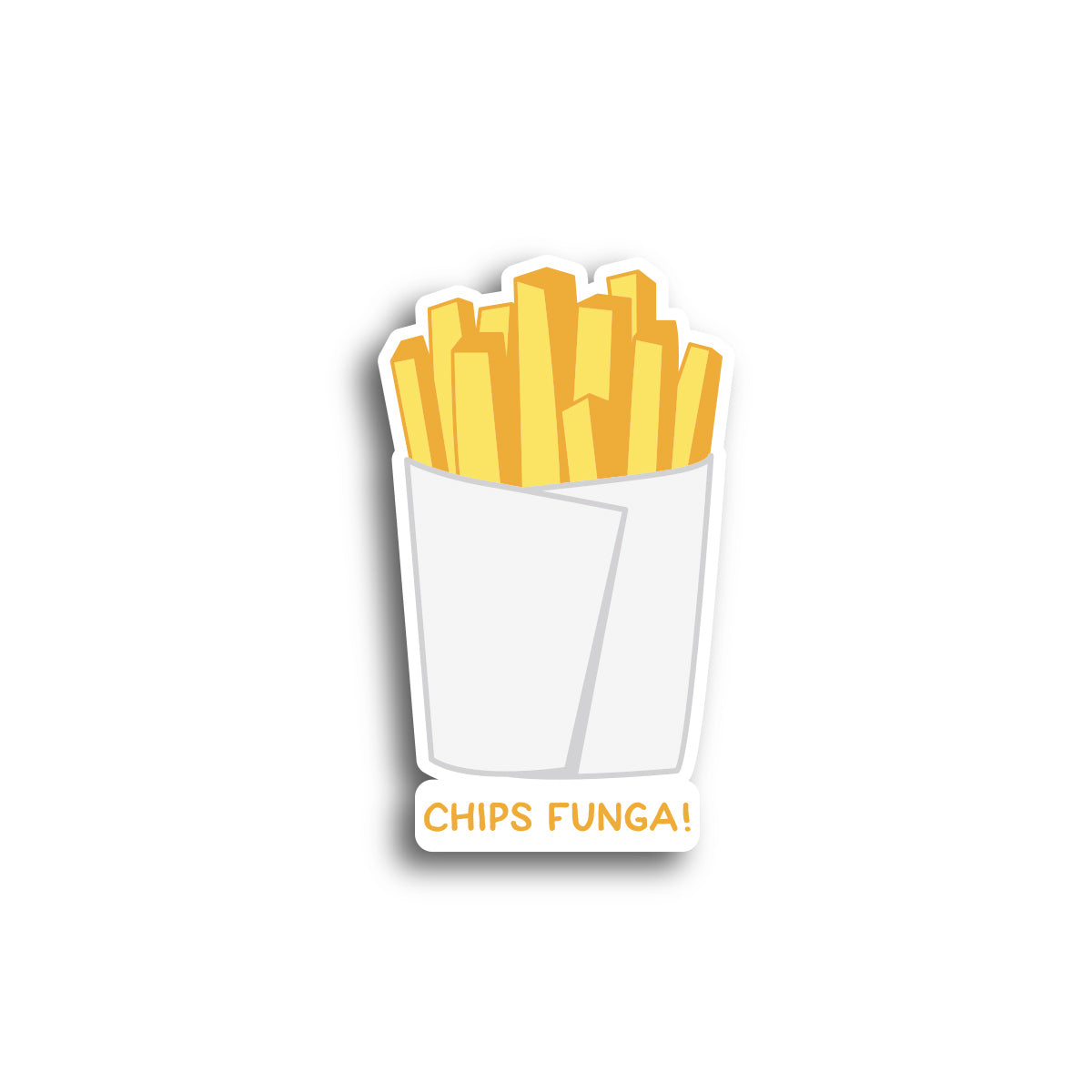 Chips Funga - Cut Out Fridge Magnet
