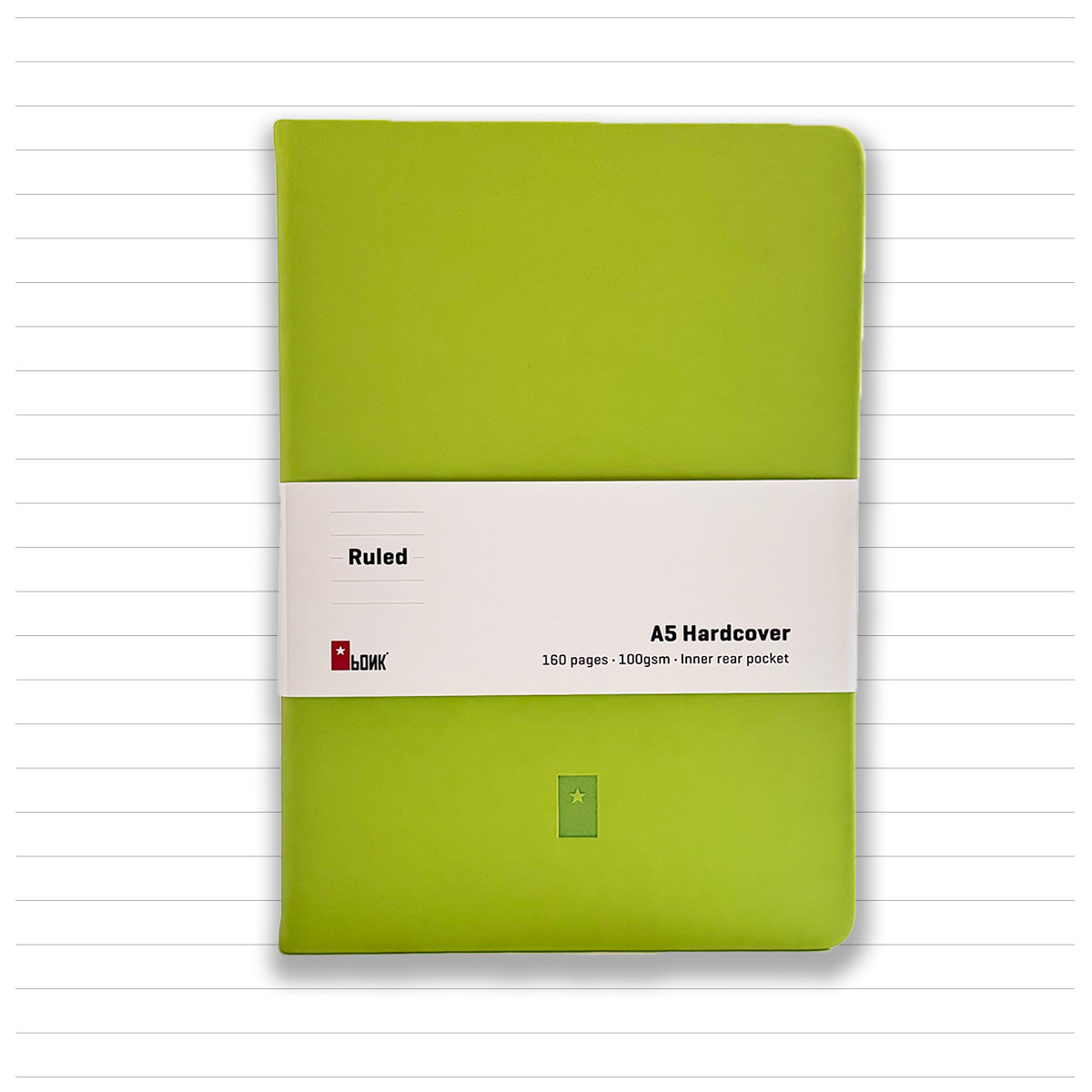 Green - A5 Hardcover Notebook