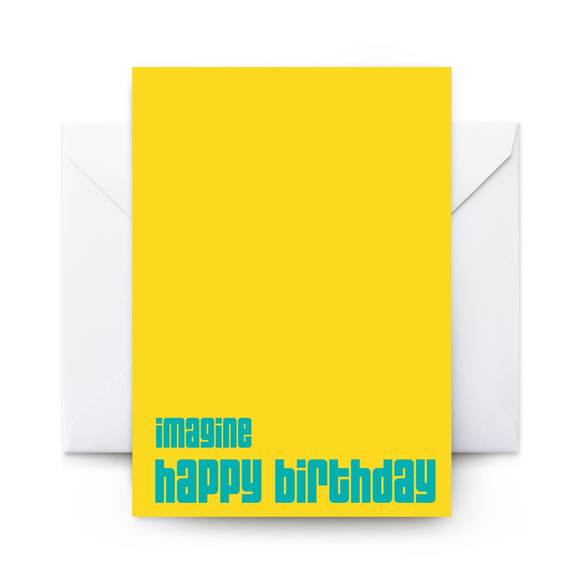 Imagine Happy Birthday - Card