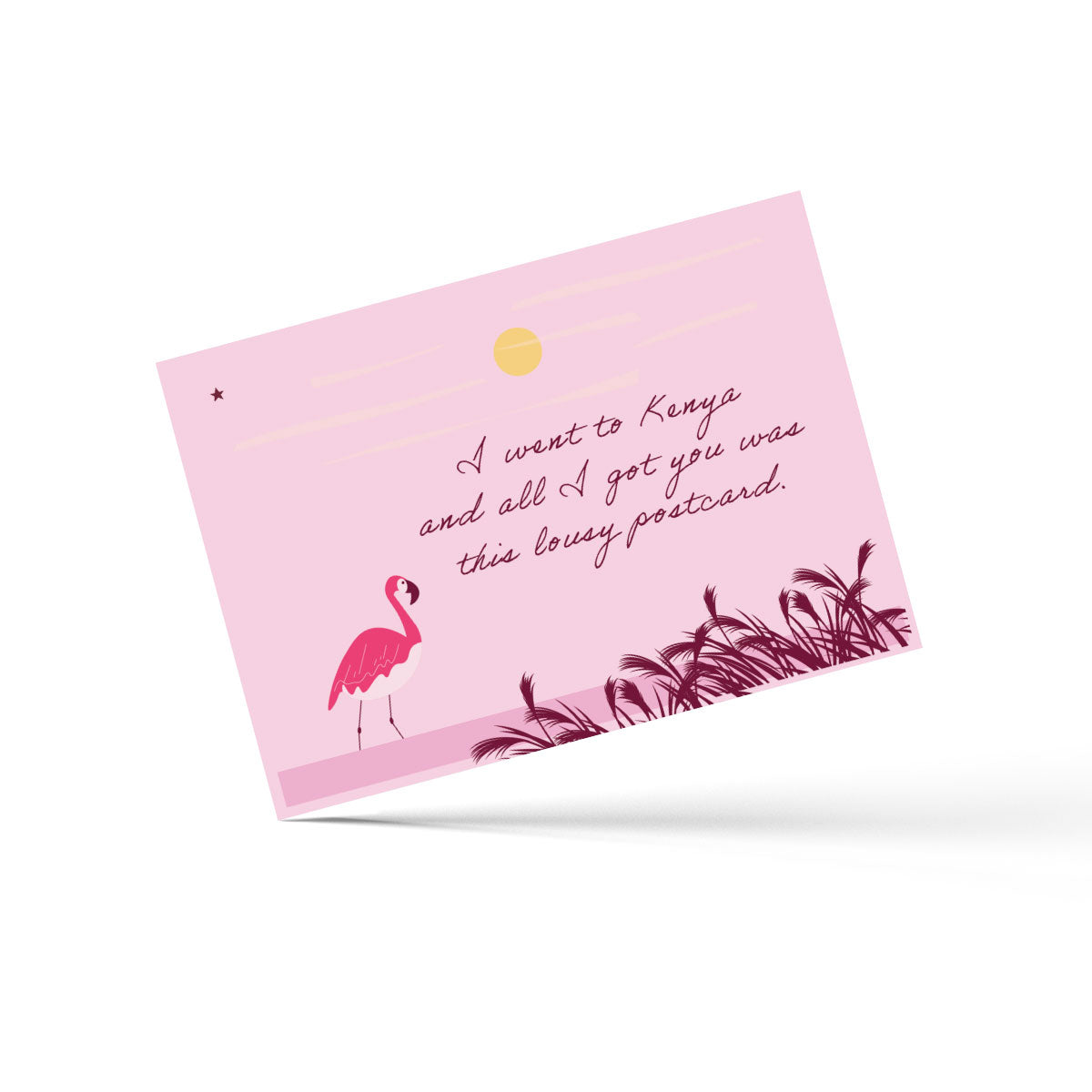 Flamingo - Postcard