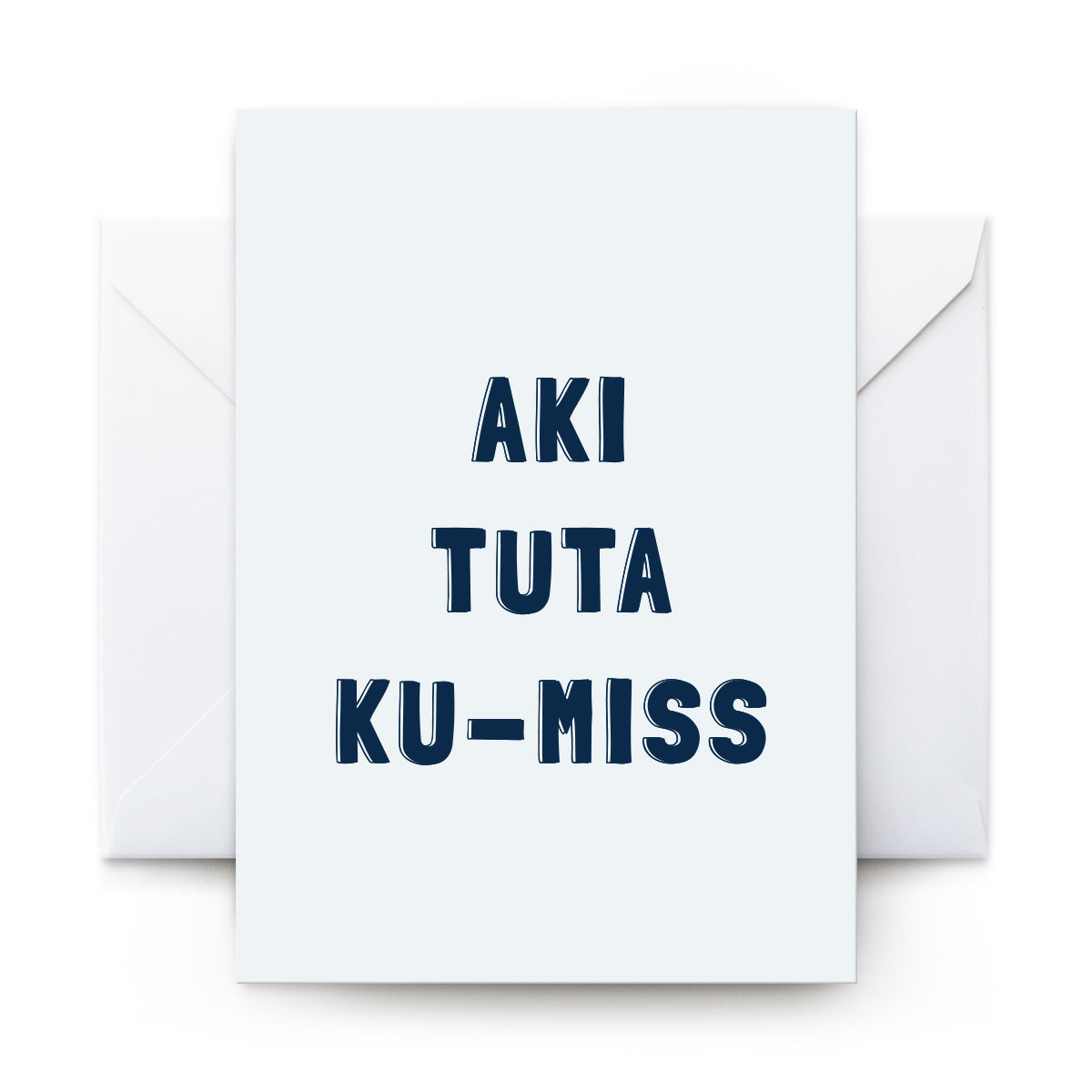 Aki Tuta Ku-Miss - Card