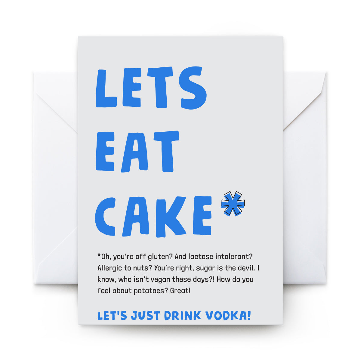 Let's Eat Cake - Card