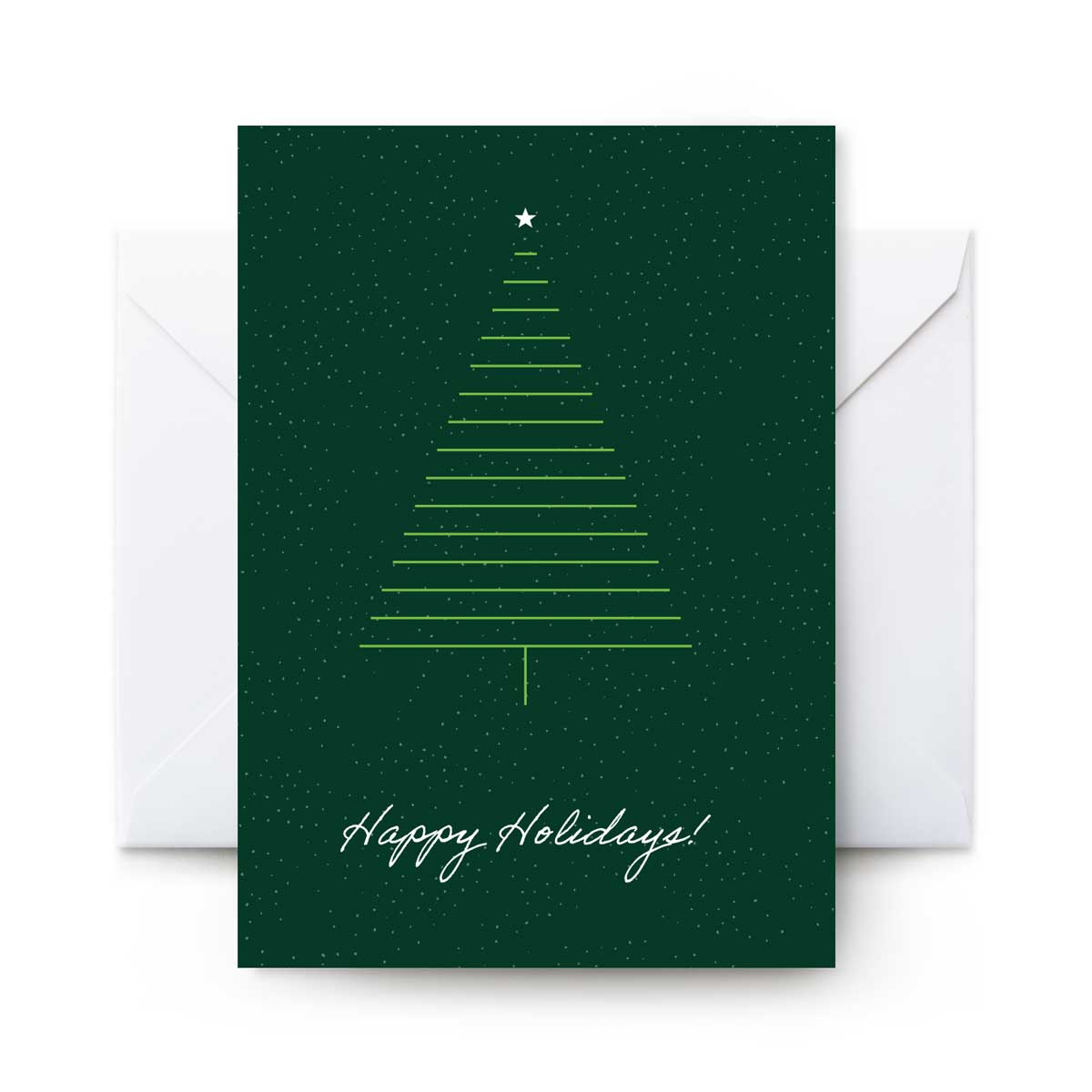 Happy Holidays Tree - Card
