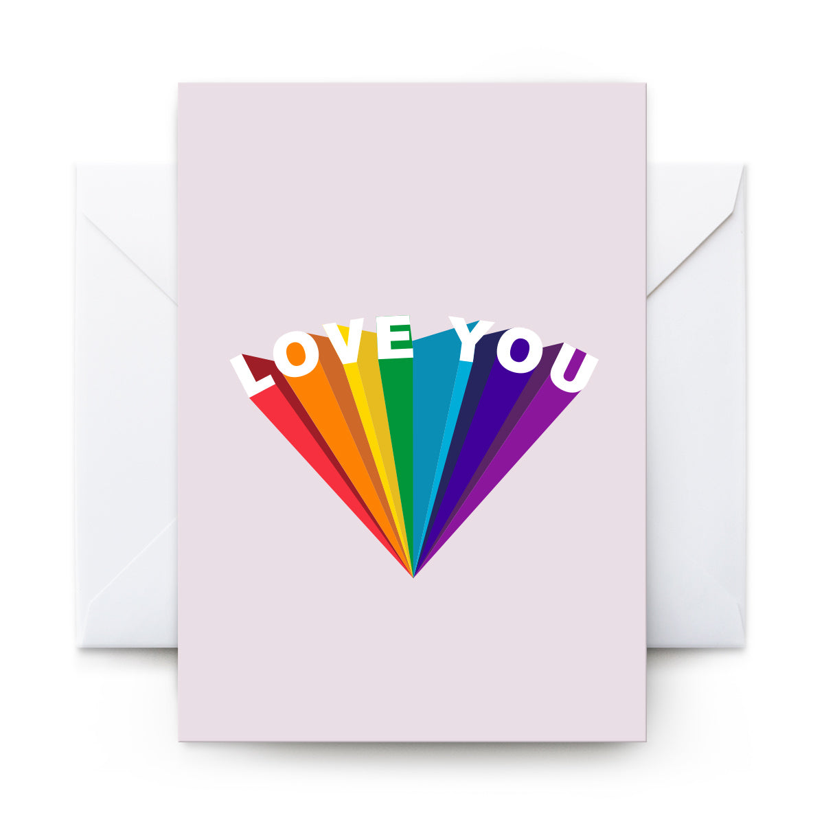 Love You Rainbow - Card