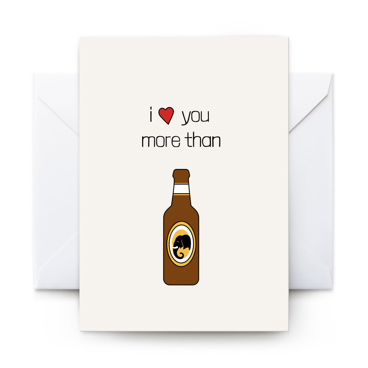 I Love You More Than Tusker - Card