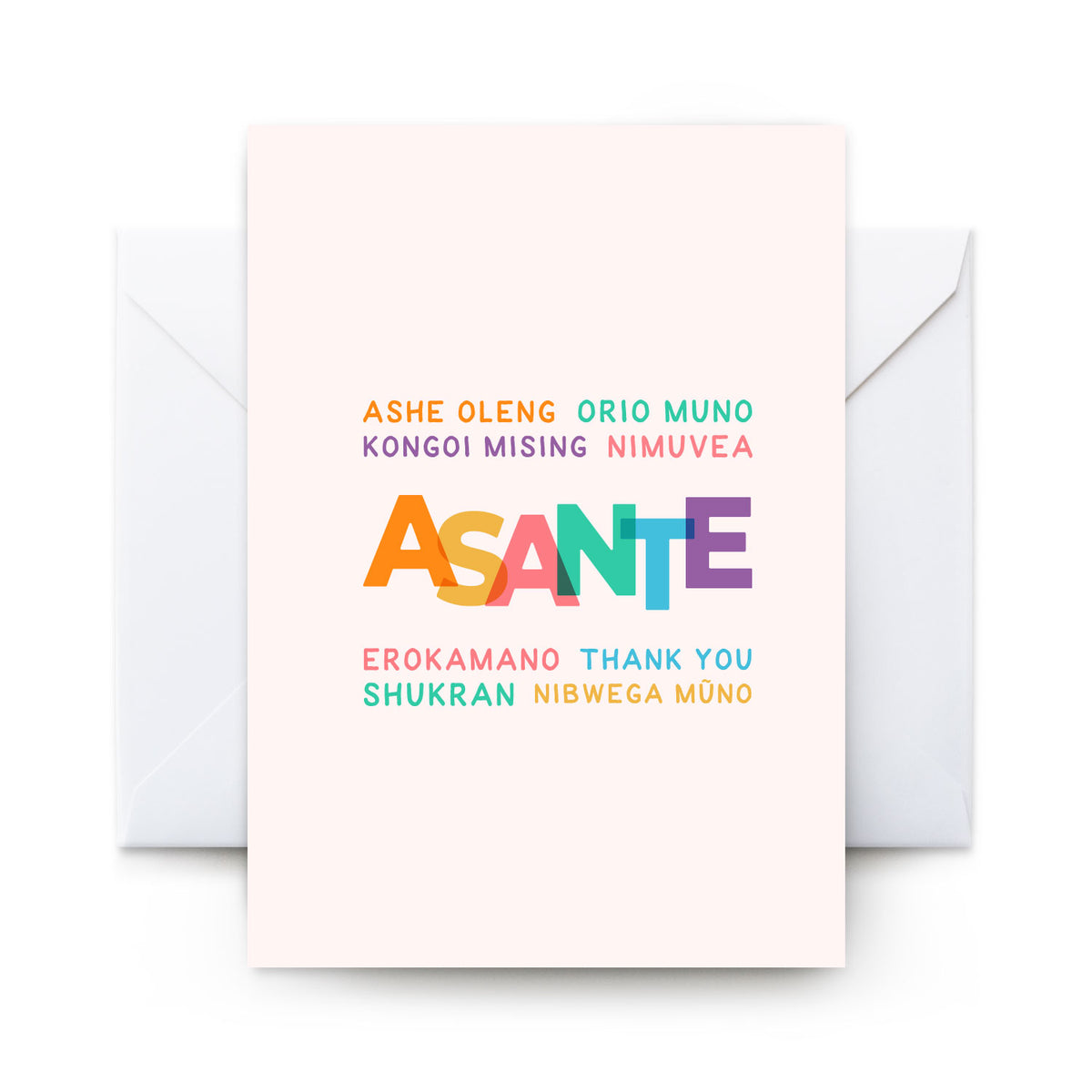 Multilingual Asante - Card
