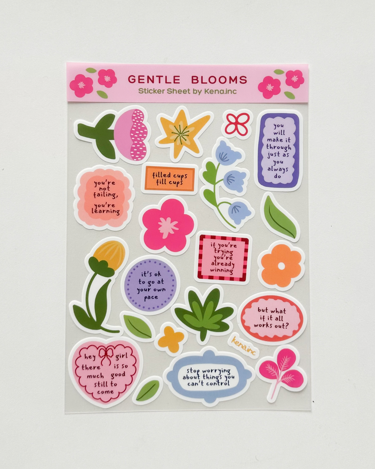 Gentle Blooms Sticker Sheet