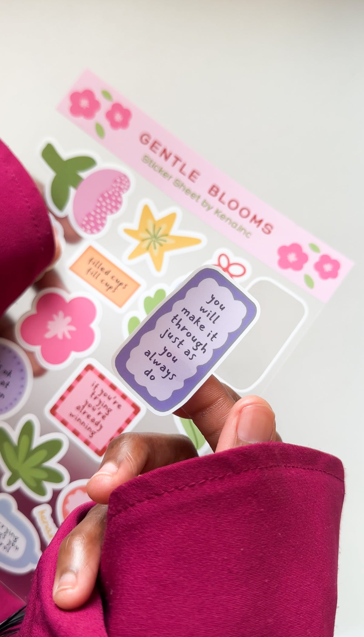 Gentle Blooms Sticker Sheet