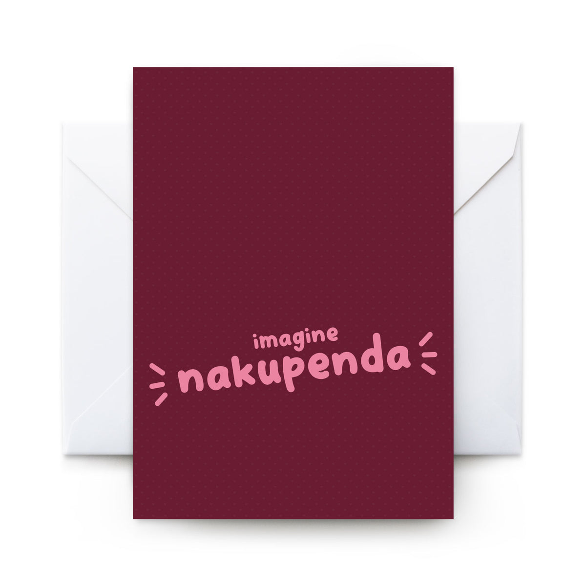 Imagine Nakupenda - Card