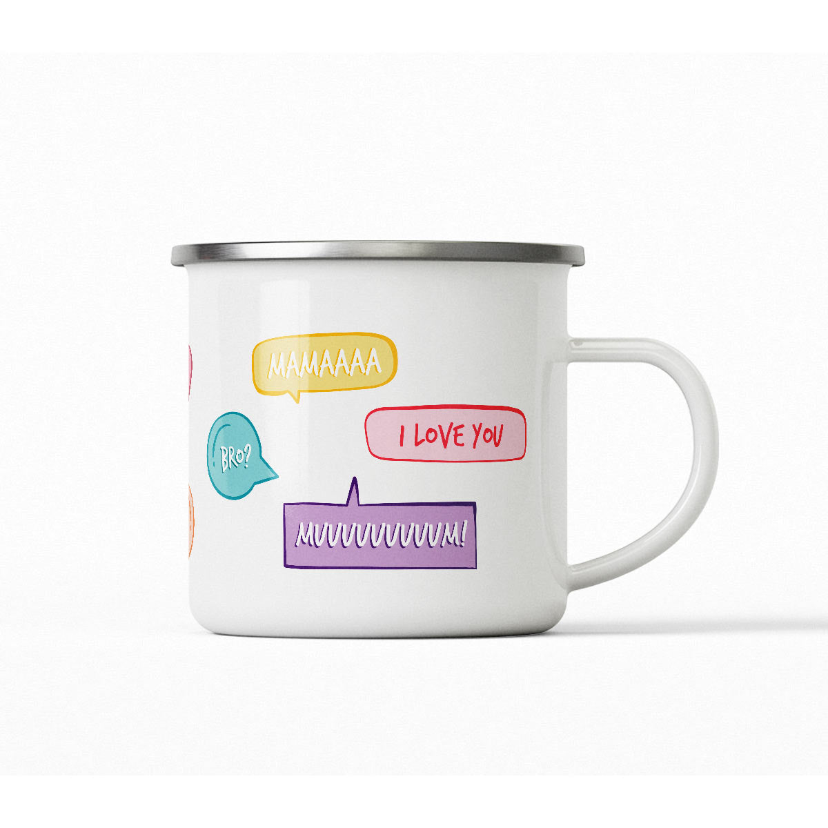 Mumm. Bro. I Love You. - Enamel Mug