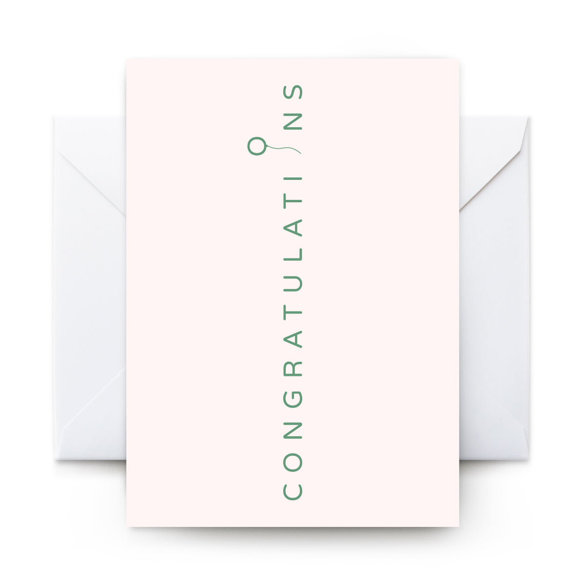 Congrats Balloon - Card