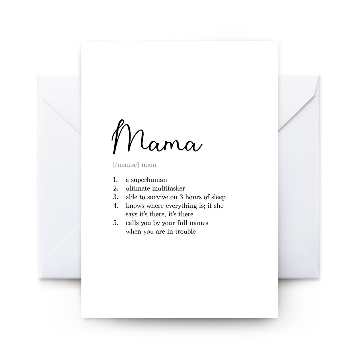 Mama - Card