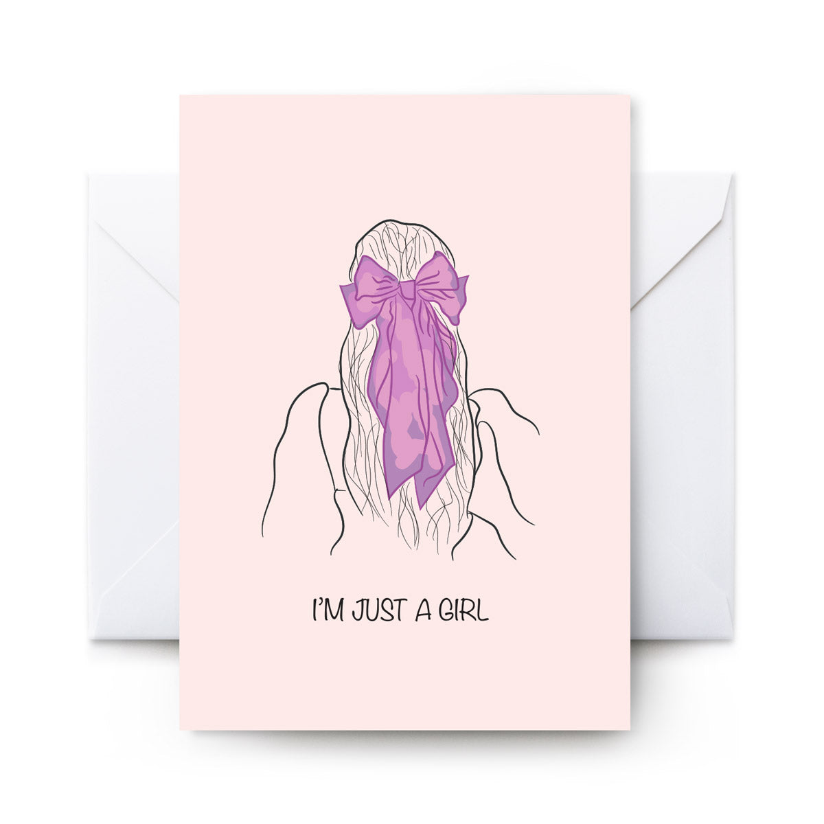 Just A Girl - Card