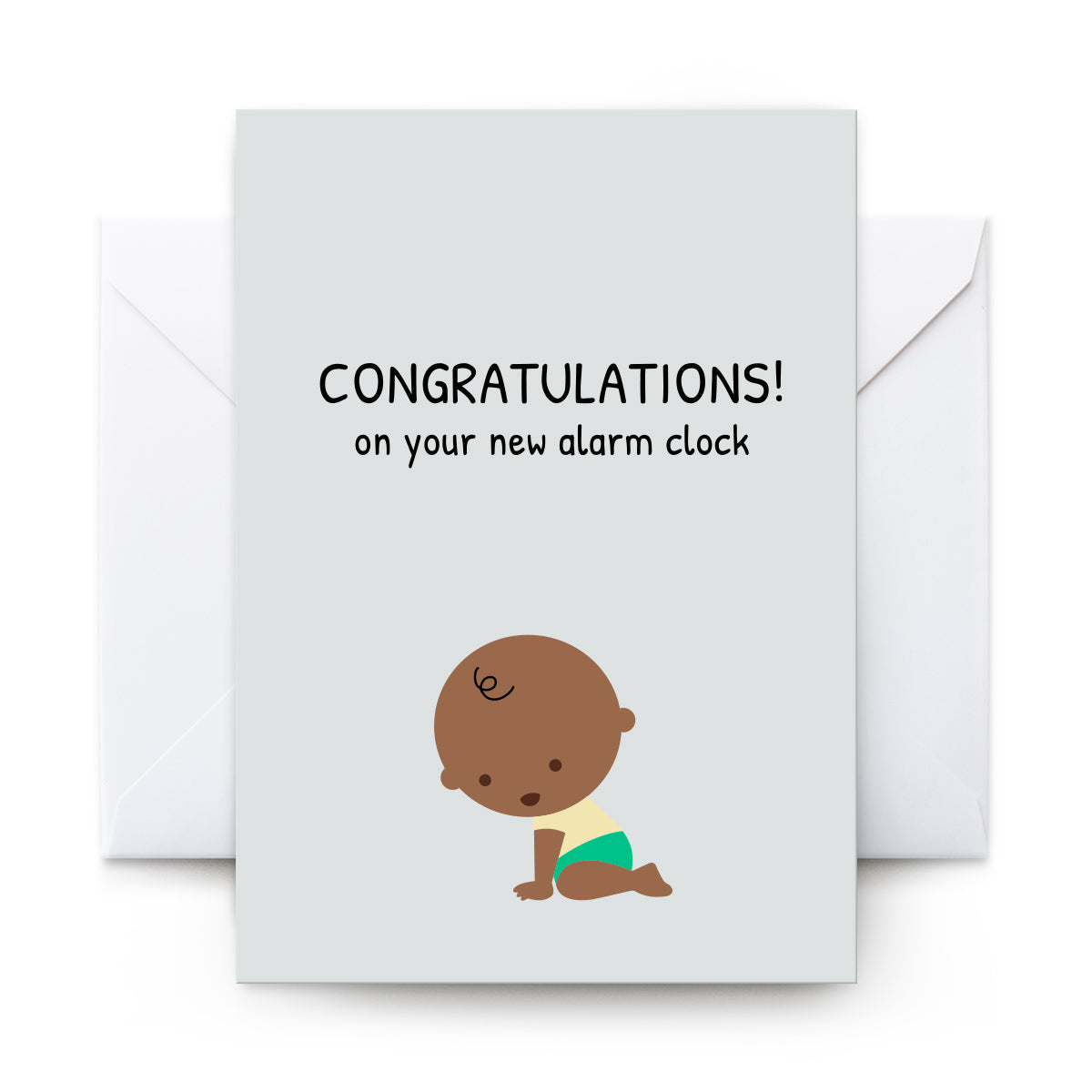 Congratulations On Your Alarm Clock - Card