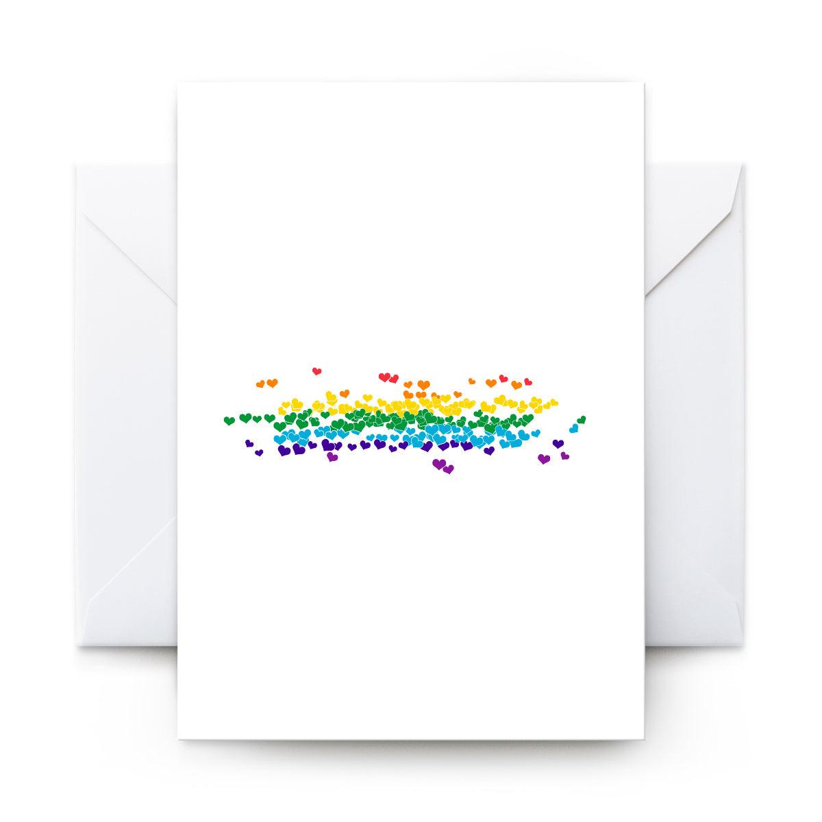 Hearts Rainbow - Card