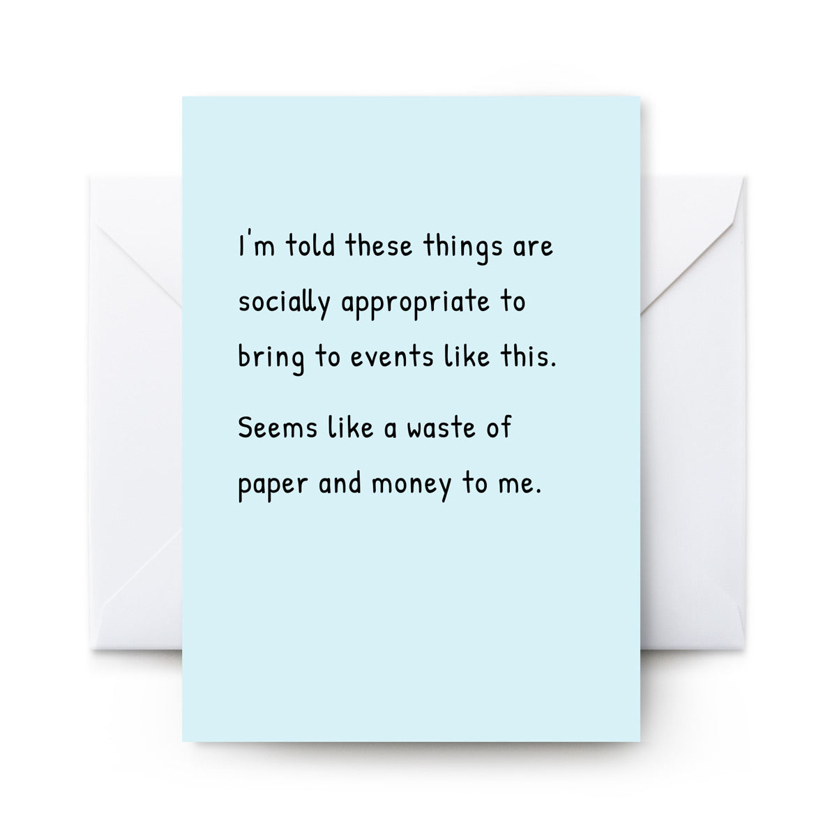 Socially Appropriate - Card