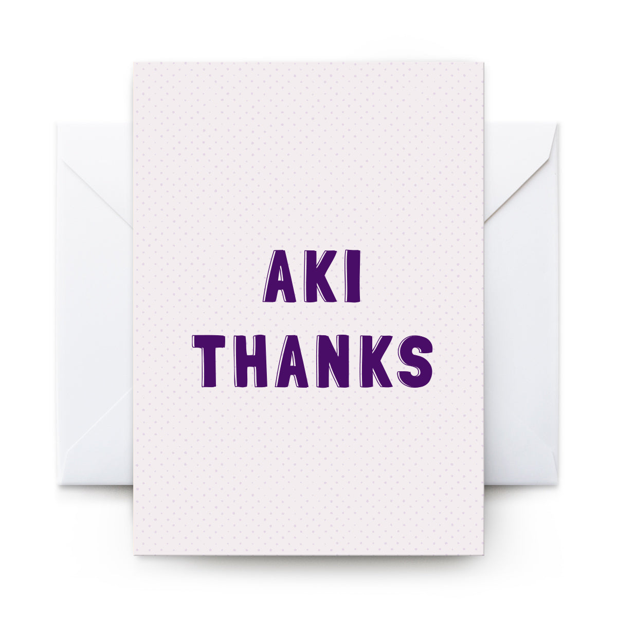 Aki Thanks - Card