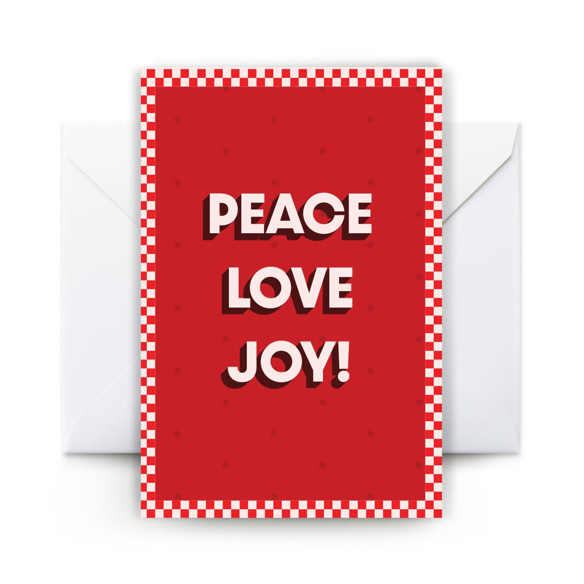 Peace, Love, Joy - Card
