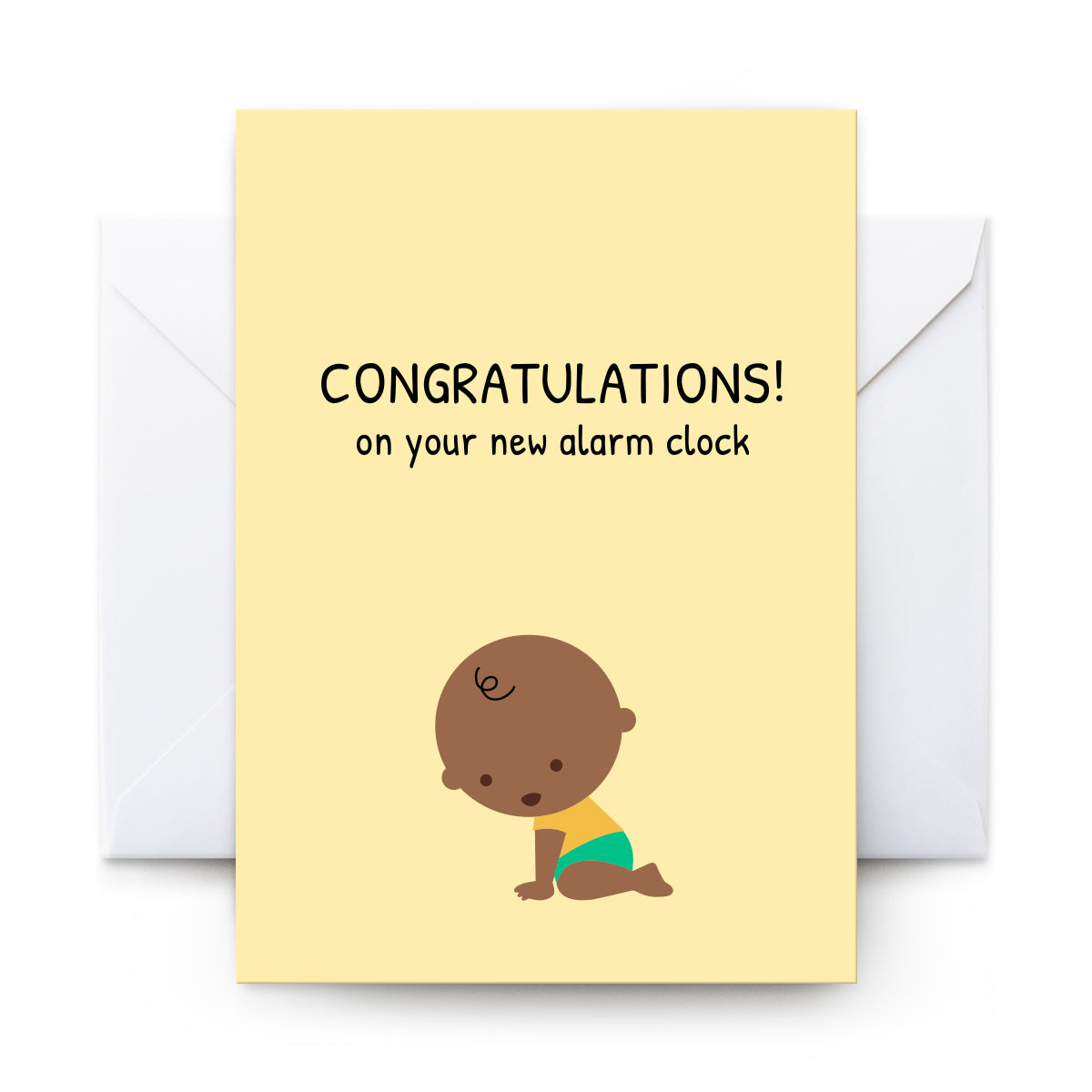 Congratulations On Your Alarm Clock - Card