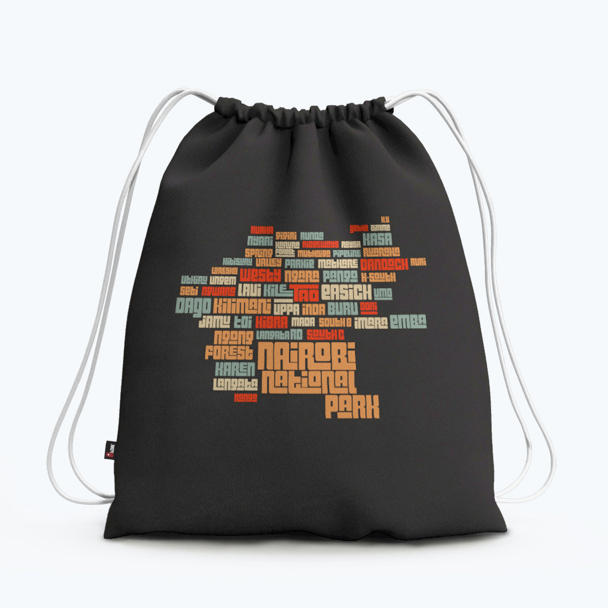 Nairobi Typemap - Drawstring