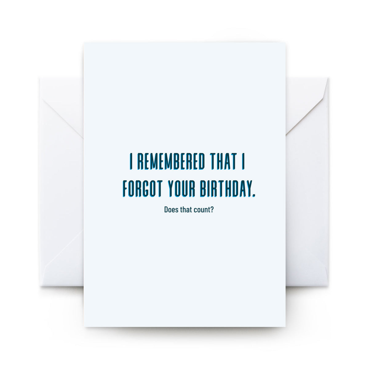 I Forgot Your Birthday - Card