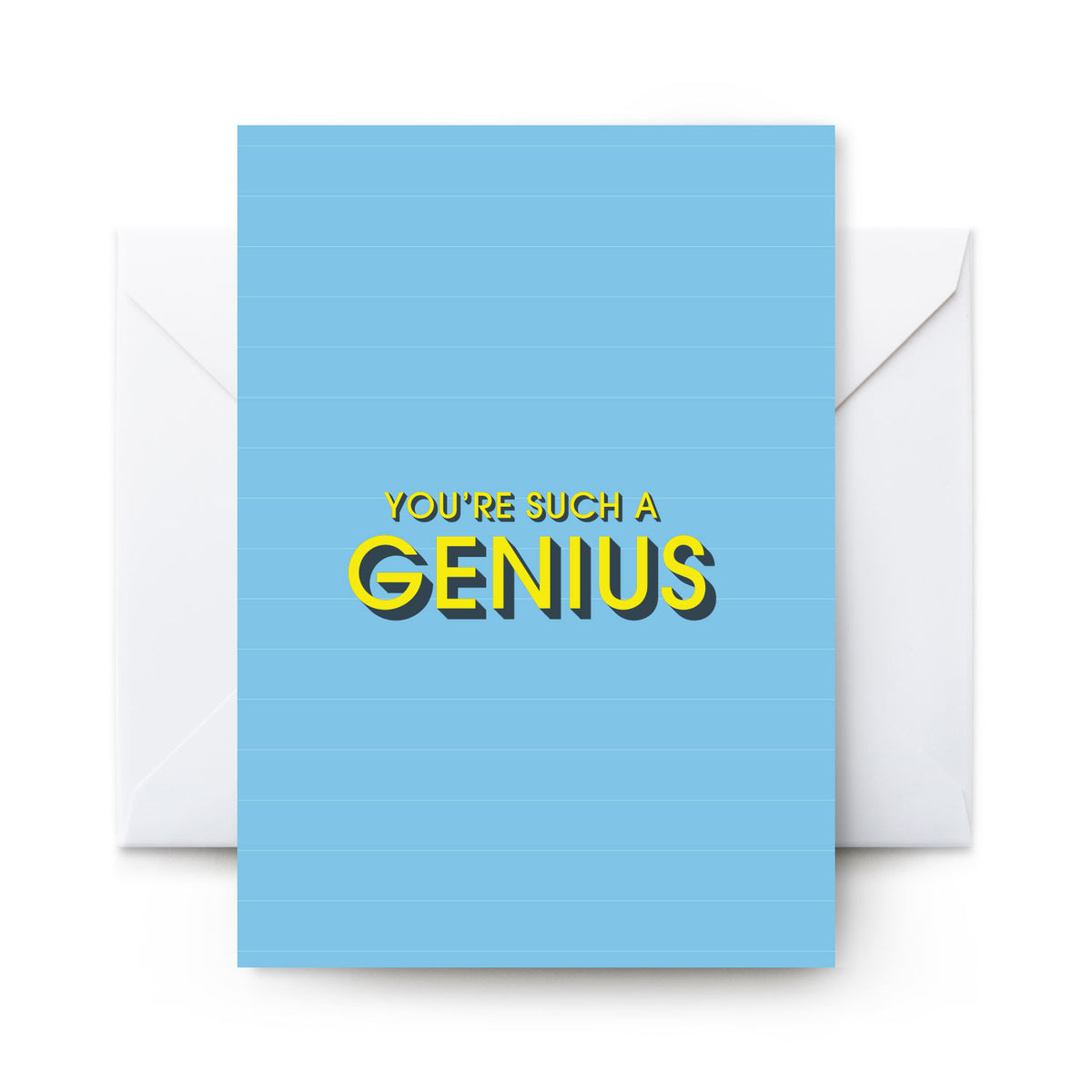 You're Such A Genius - Card