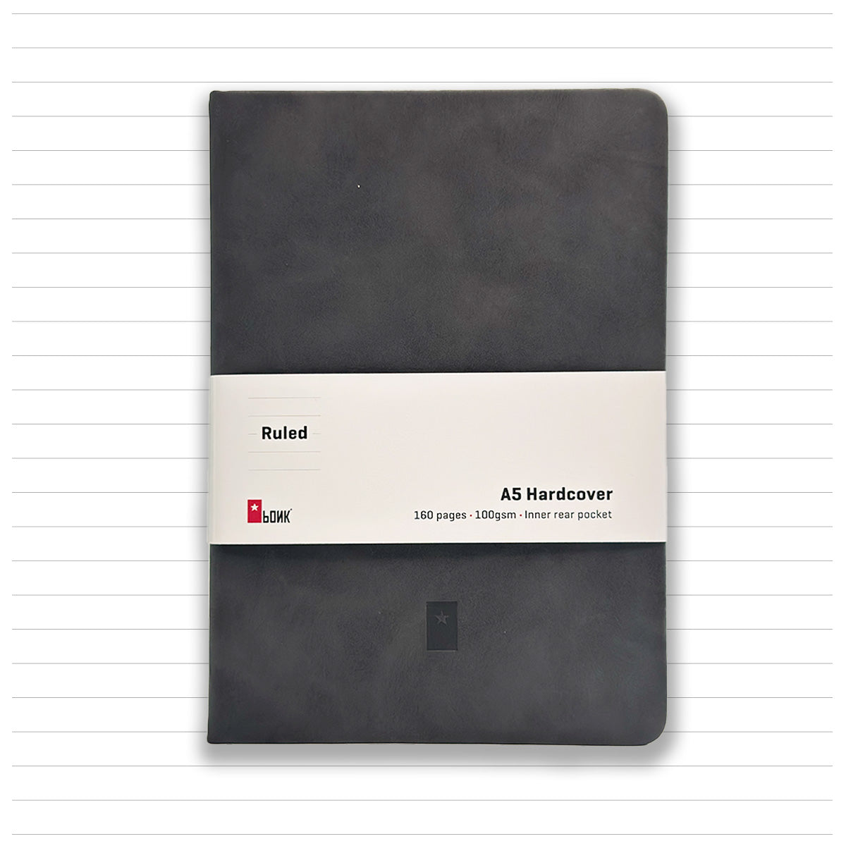Black - A5 Hardcover Notebook
