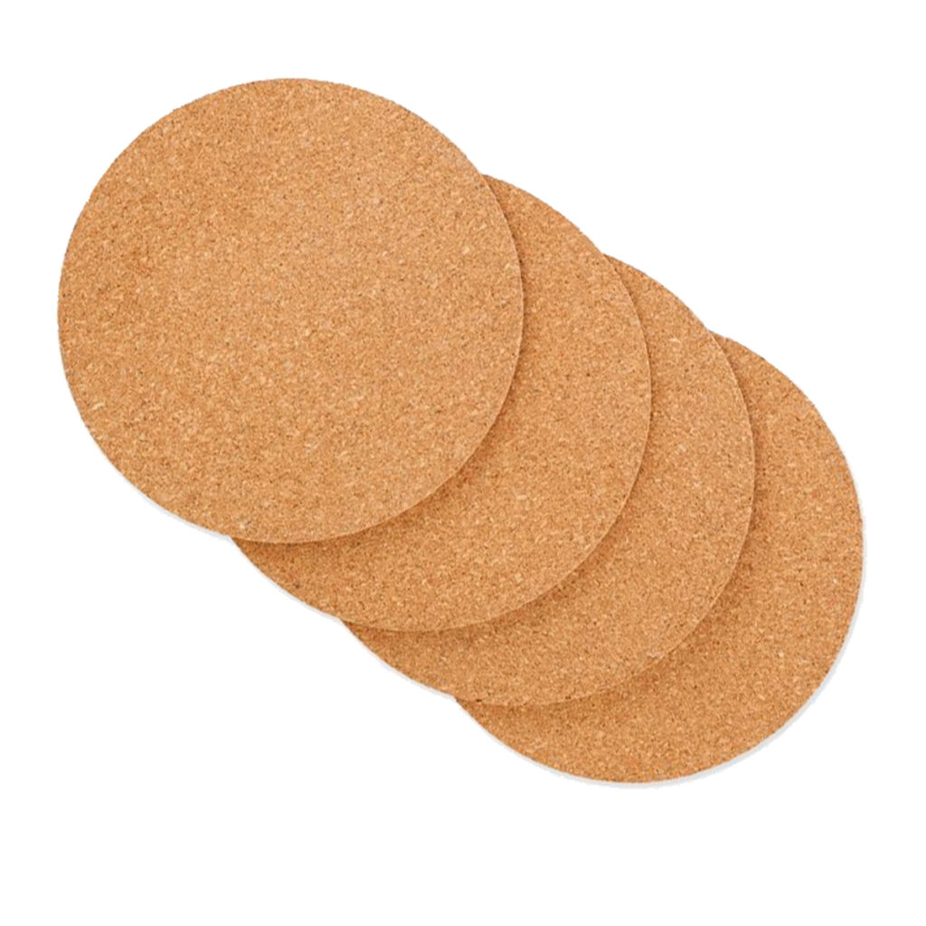 Cork Coasters Round Set of 4 BONK