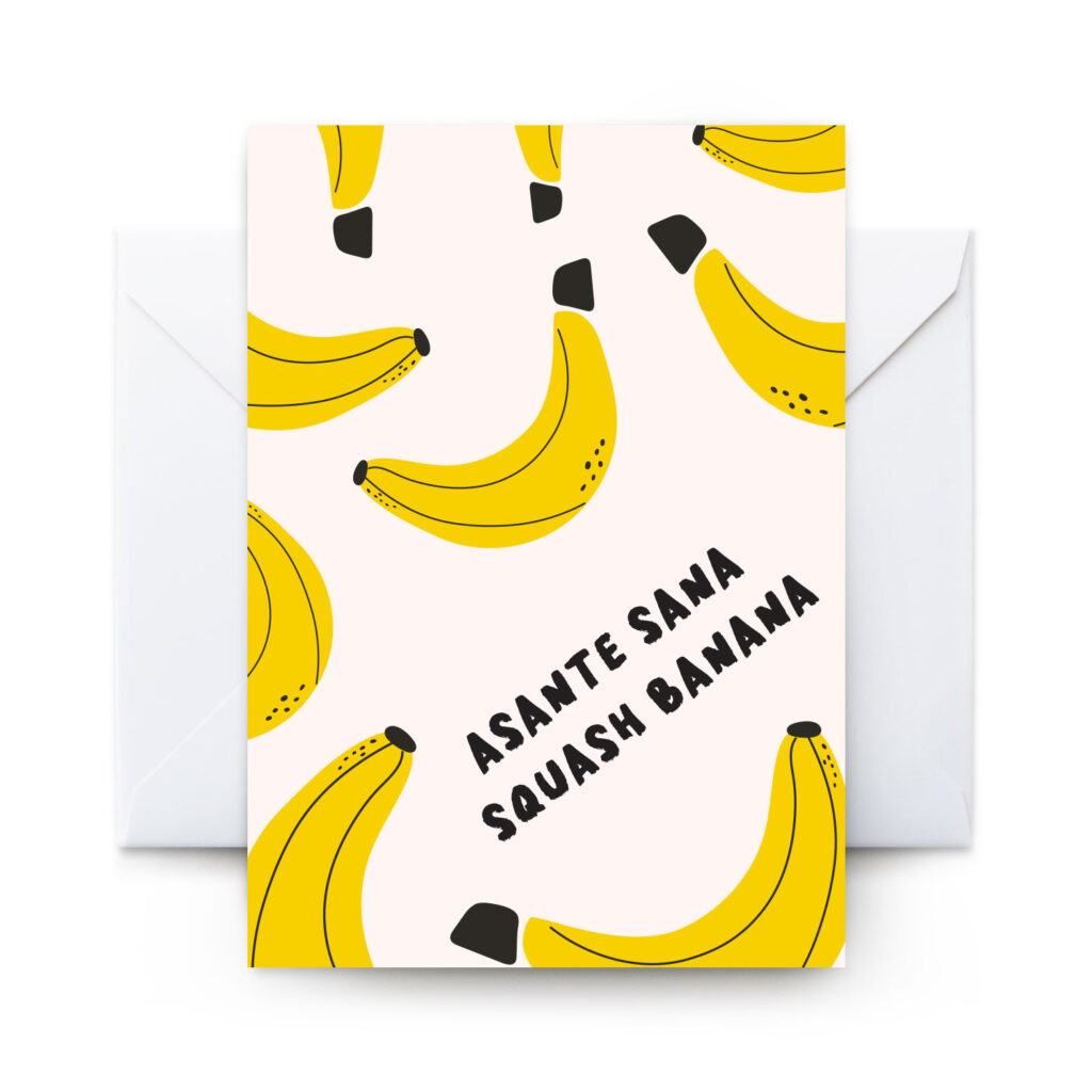 Asante Sana Squash Banana - Card - BONK